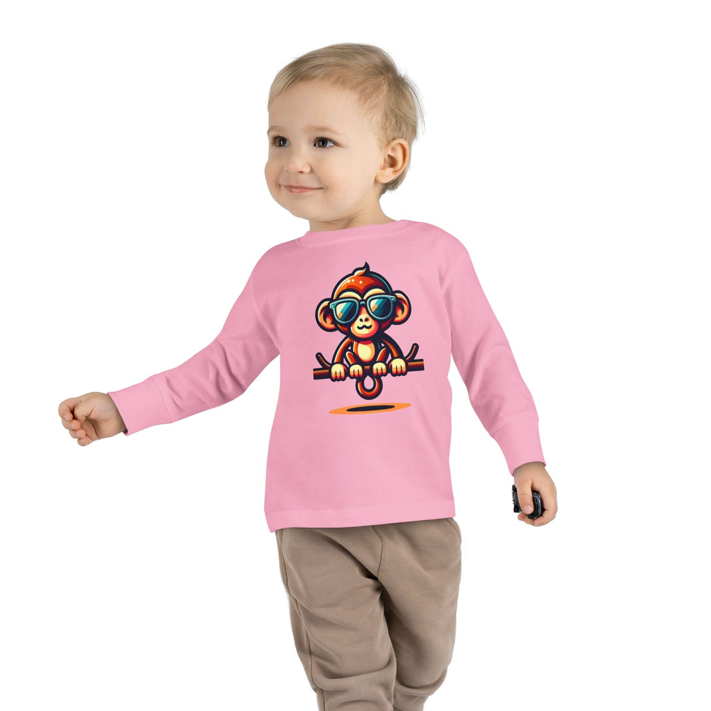 Hanging Around Monkey Long Sleeve (8 colors, 4 sizes)