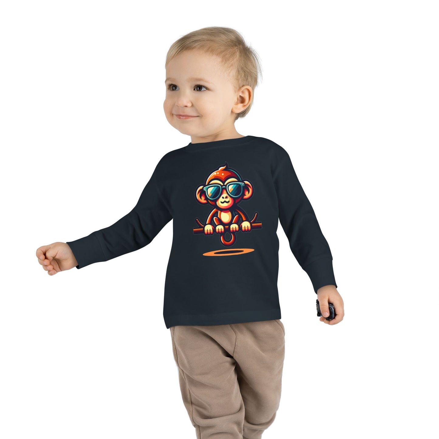 Hanging Around Monkey Long Sleeve (8 colors, 4 sizes)