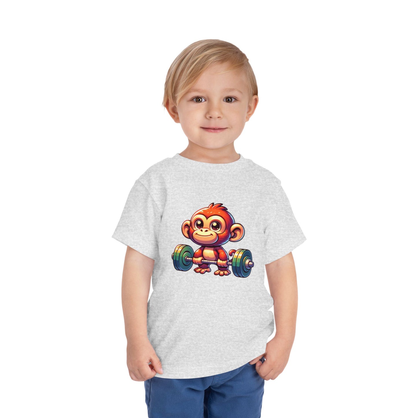 Monkey Weight Toddler Short Sleeve (15 colors, 4 sizes)