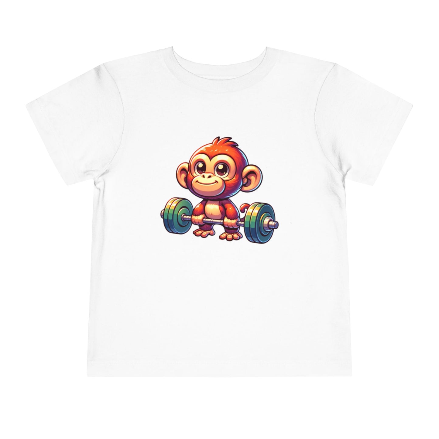 Monkey Weight Toddler Short Sleeve (15 colors, 4 sizes)