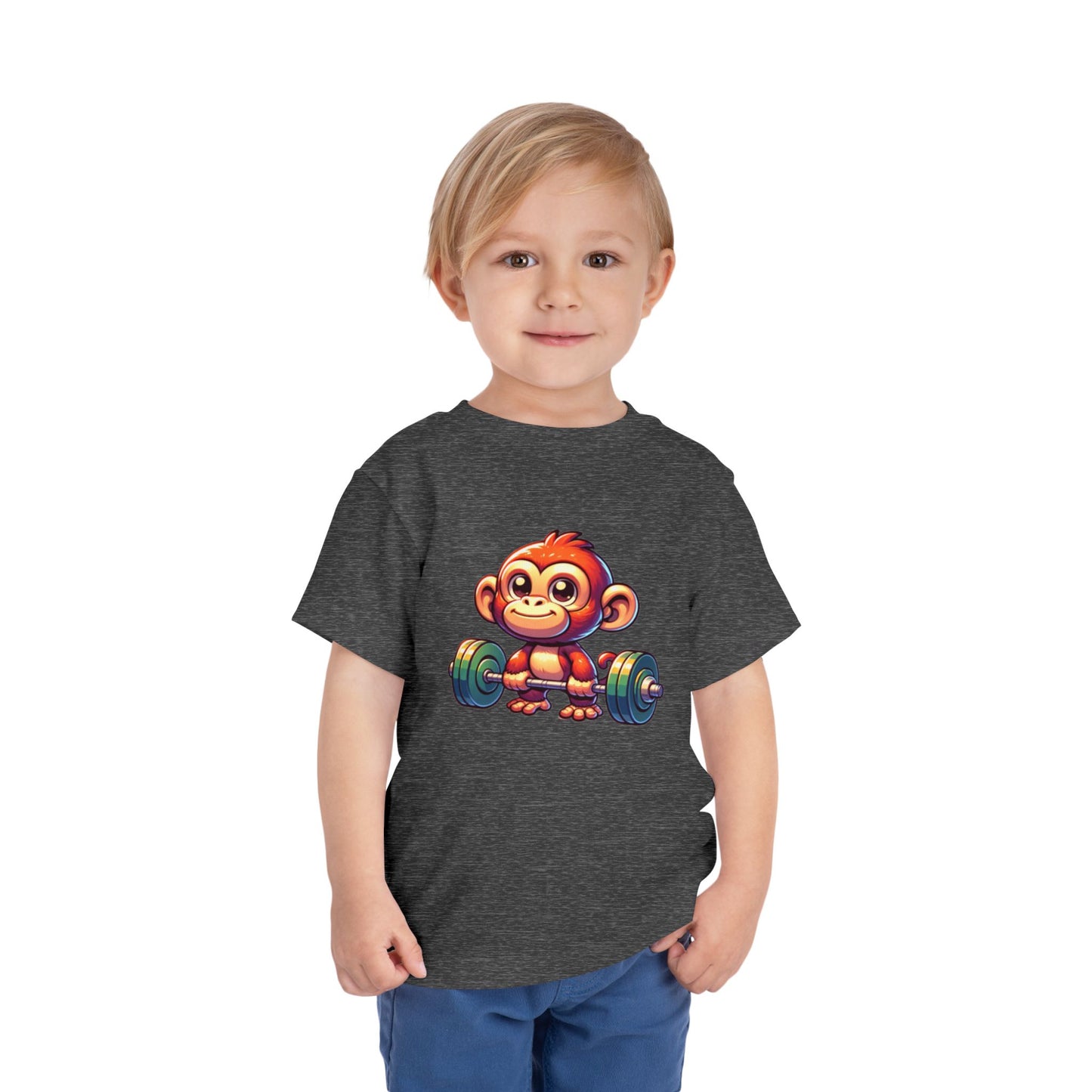 Monkey Weight Toddler Short Sleeve (15 colors, 4 sizes)
