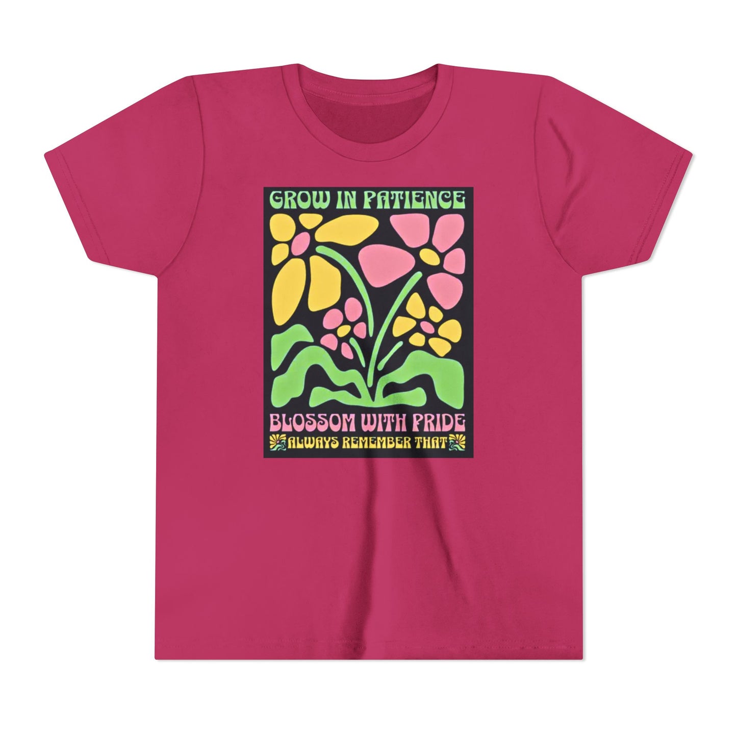 Blossom with Pride - Short Sleeve Tee (23 colors , 4 sizes)