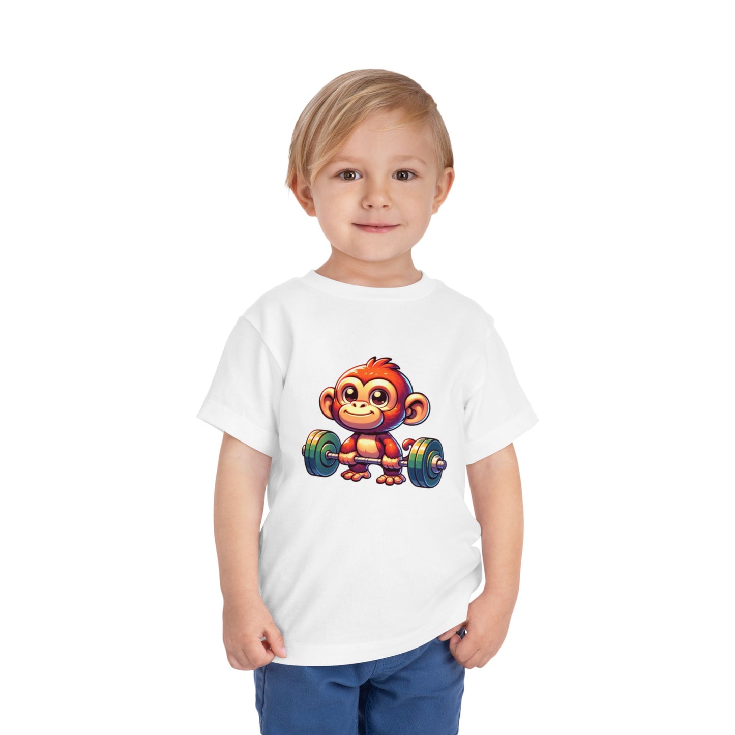 Monkey Weight Toddler Short Sleeve (15 colors, 4 sizes)