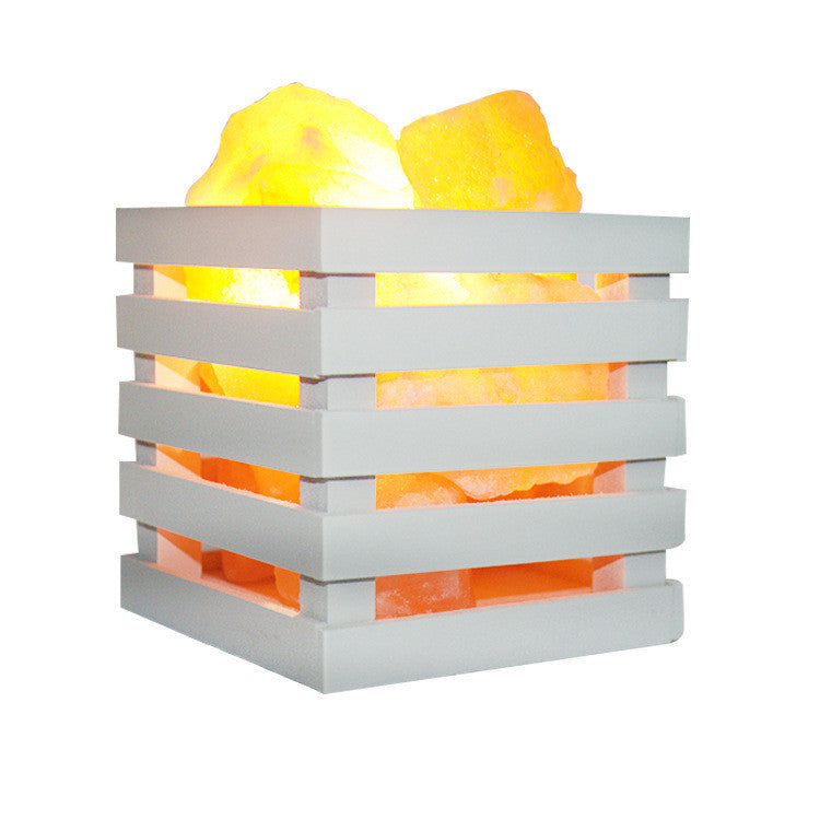 Shell Himalayan crystal salt lamp