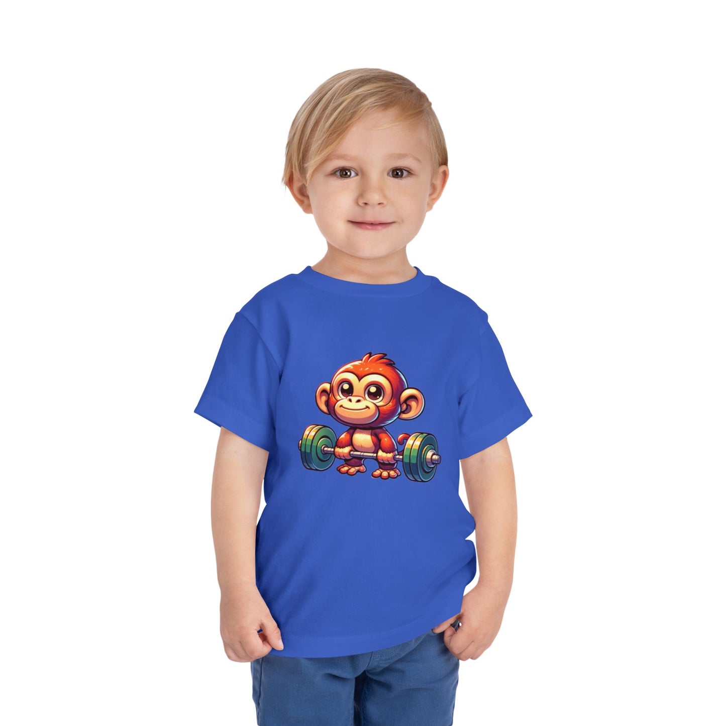 Monkey Weight Toddler Short Sleeve (15 colors, 4 sizes)