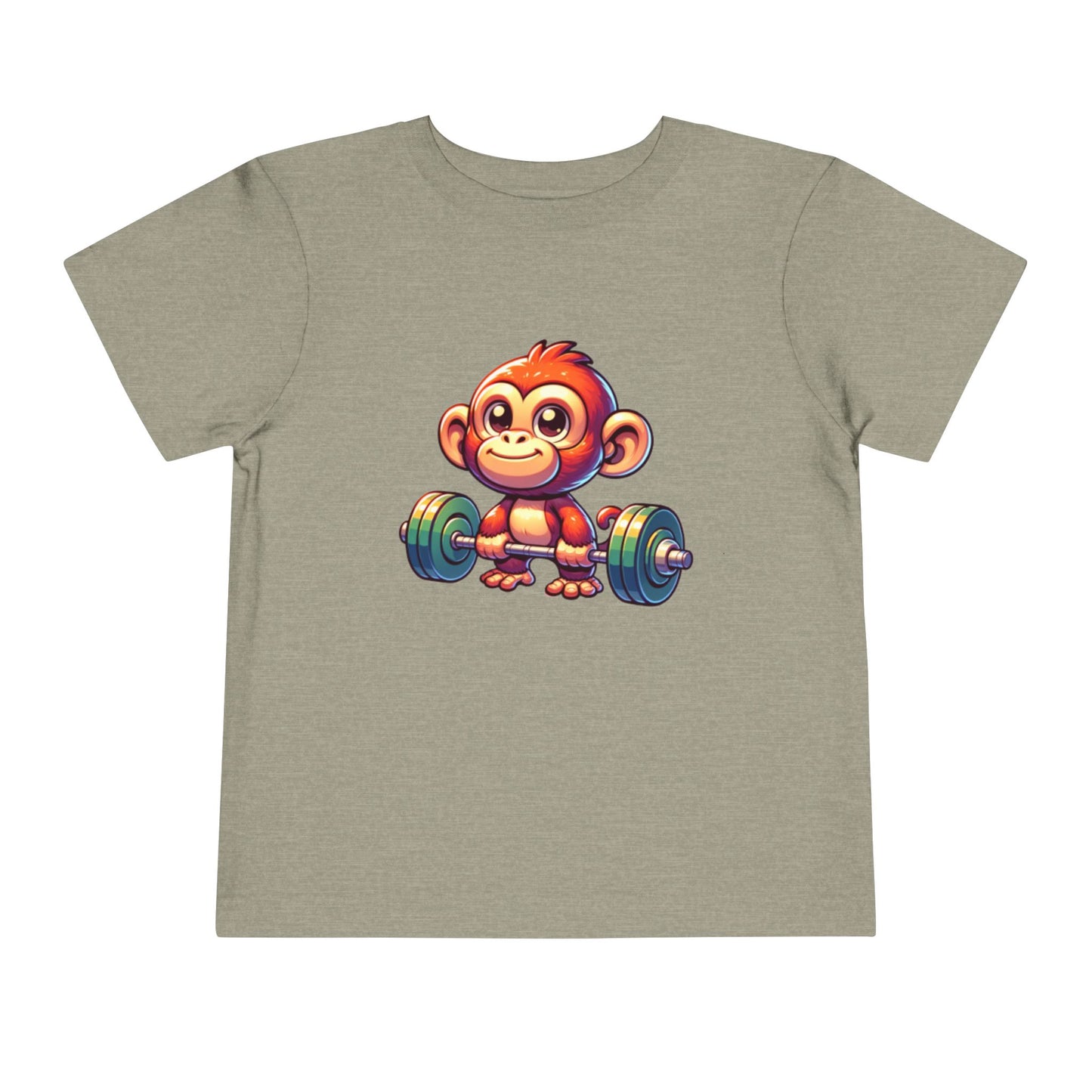 Monkey Weight Toddler Short Sleeve (15 colors, 4 sizes)
