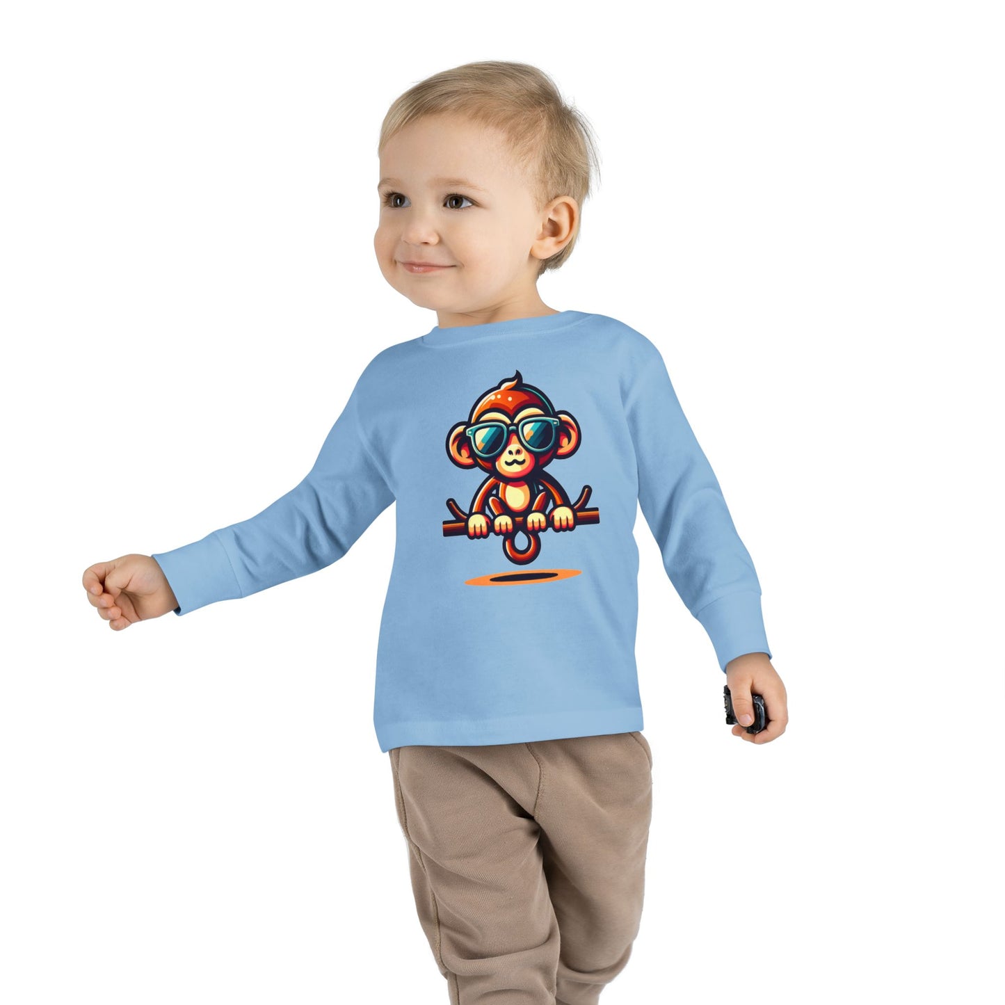 Hanging Around Monkey Long Sleeve (8 colors, 4 sizes)