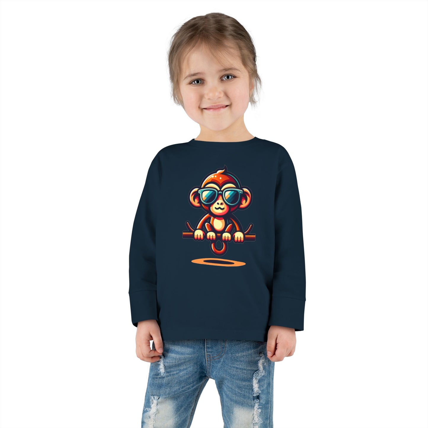 Hanging Around Monkey Long Sleeve (8 colors, 4 sizes)