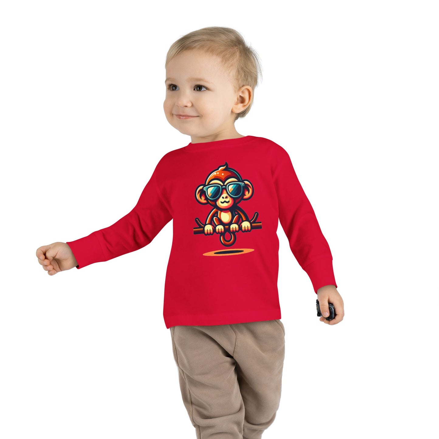 Hanging Around Monkey Long Sleeve (8 colors, 4 sizes)