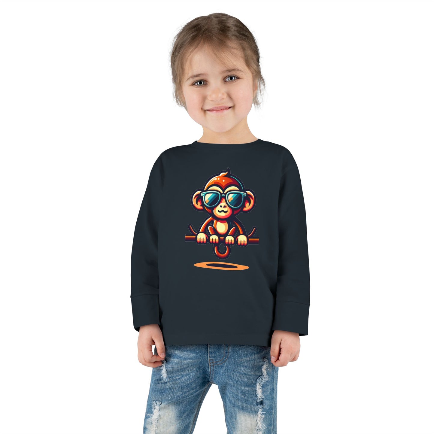 Hanging Around Monkey Long Sleeve (8 colors, 4 sizes)