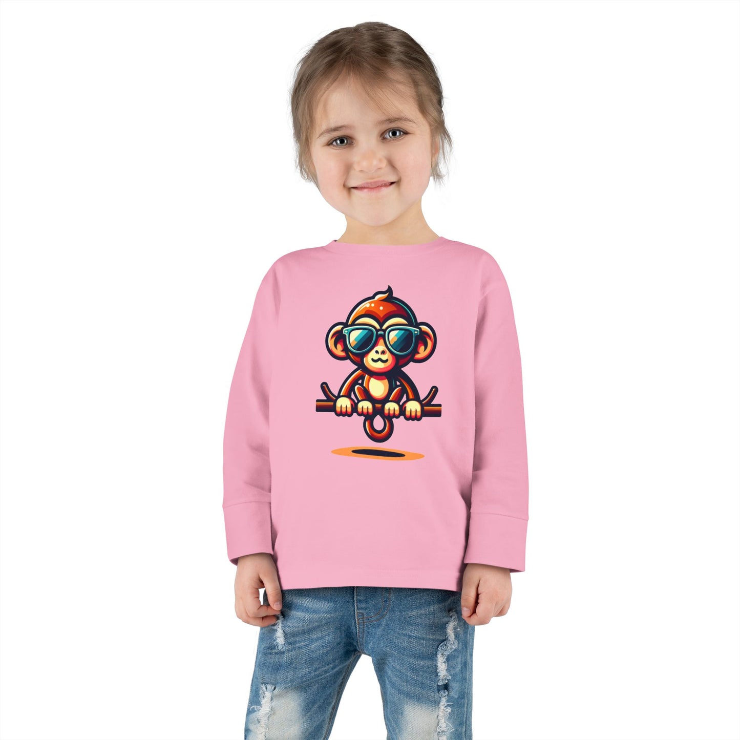 Hanging Around Monkey Long Sleeve (8 colors, 4 sizes)