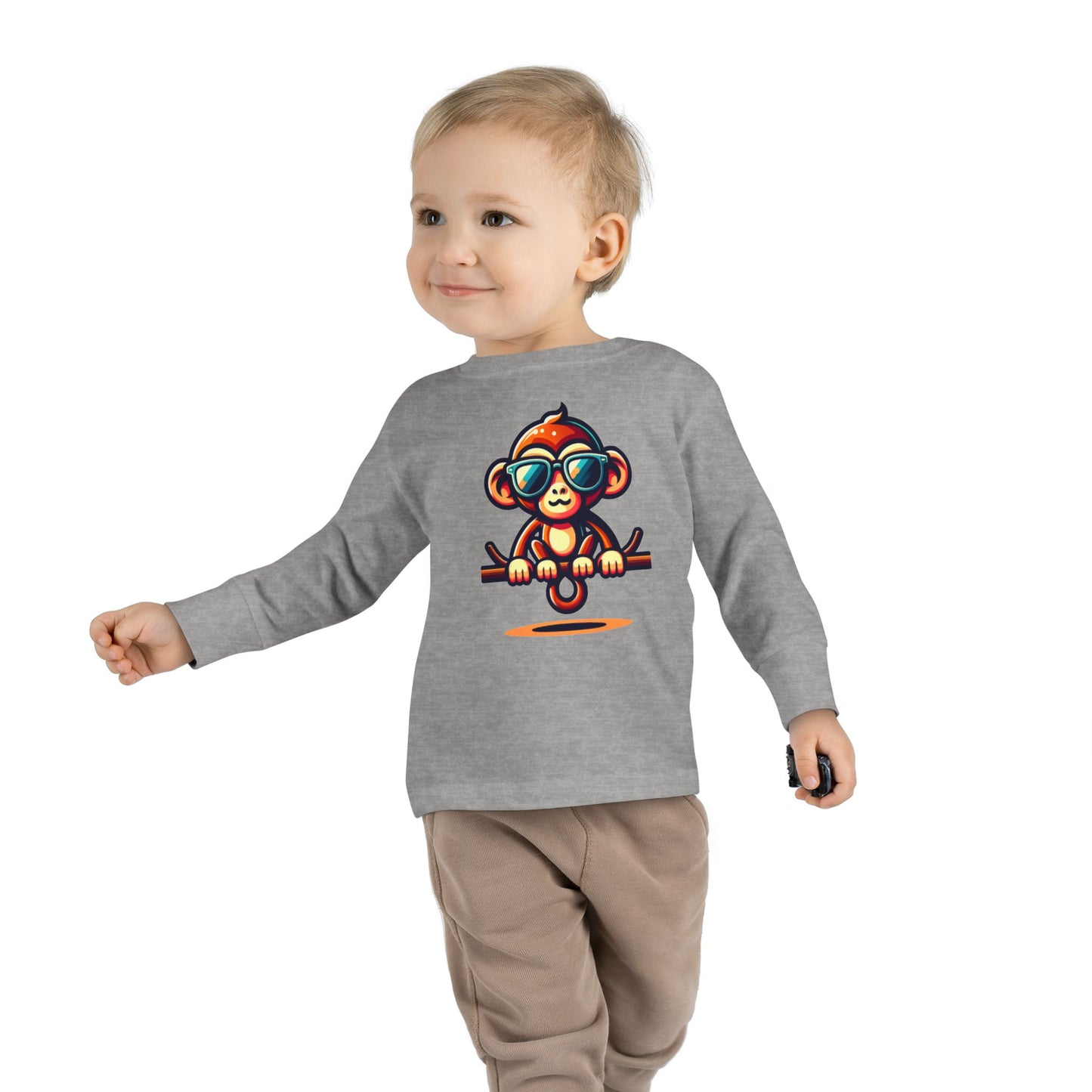 Hanging Around Monkey Long Sleeve (8 colors, 4 sizes)