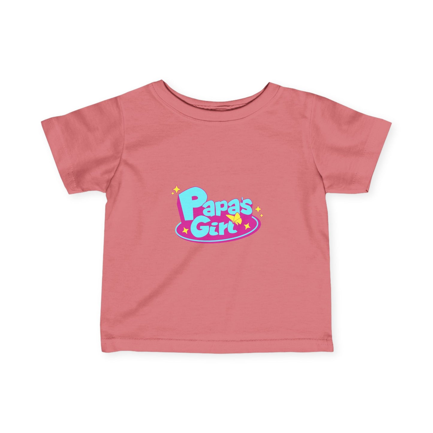Infant Papa's Girl Short Sleeve (15 Colors 5 sizes)