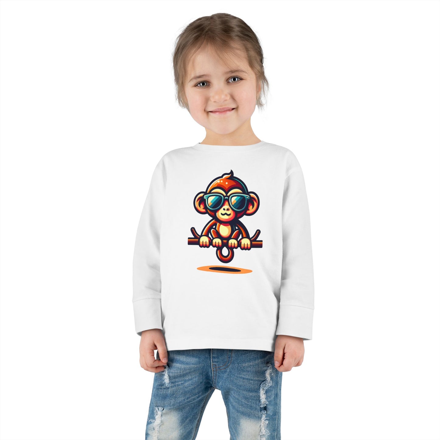 Hanging Around Monkey Long Sleeve (8 colors, 4 sizes)