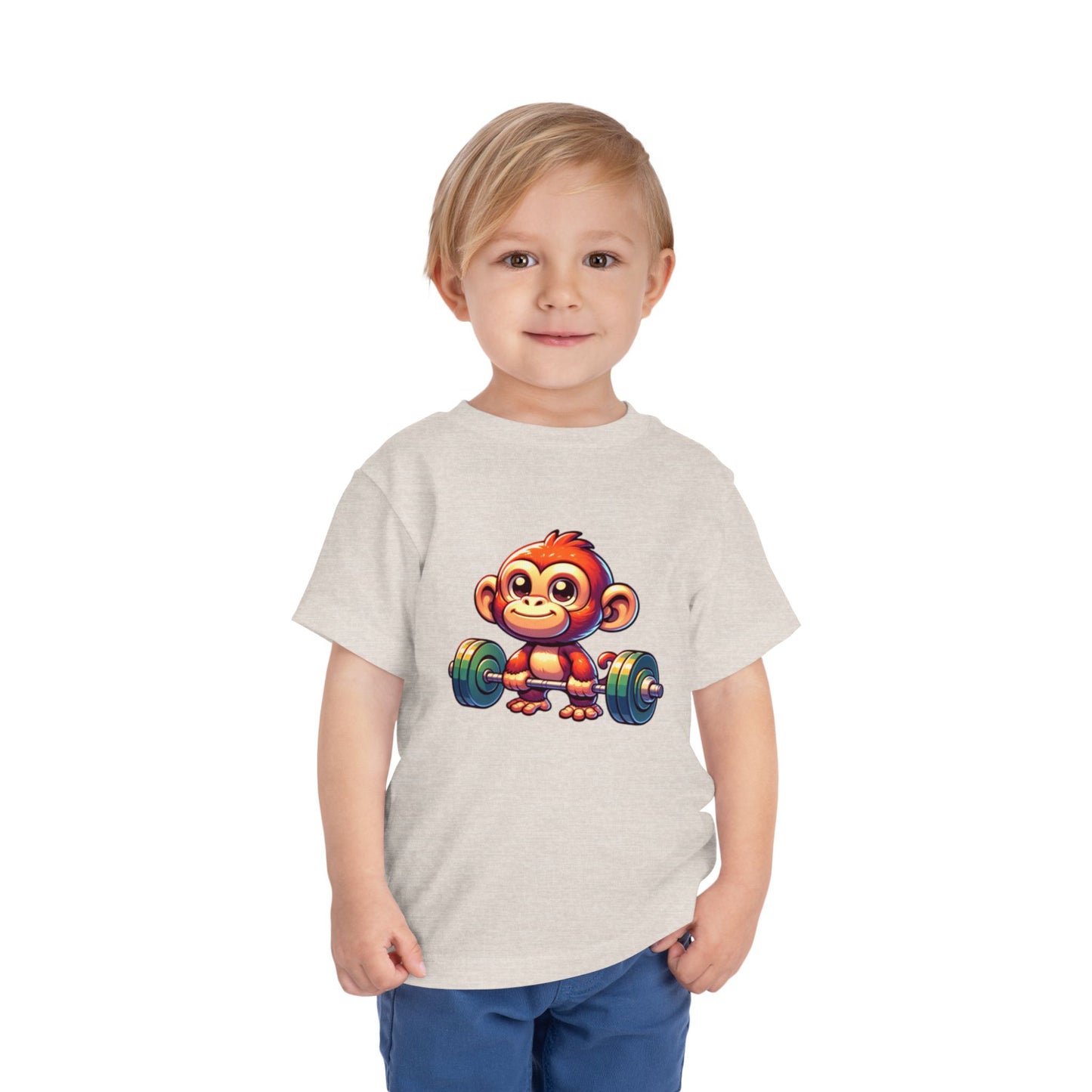 Monkey Weight Toddler Short Sleeve (15 colors, 4 sizes)
