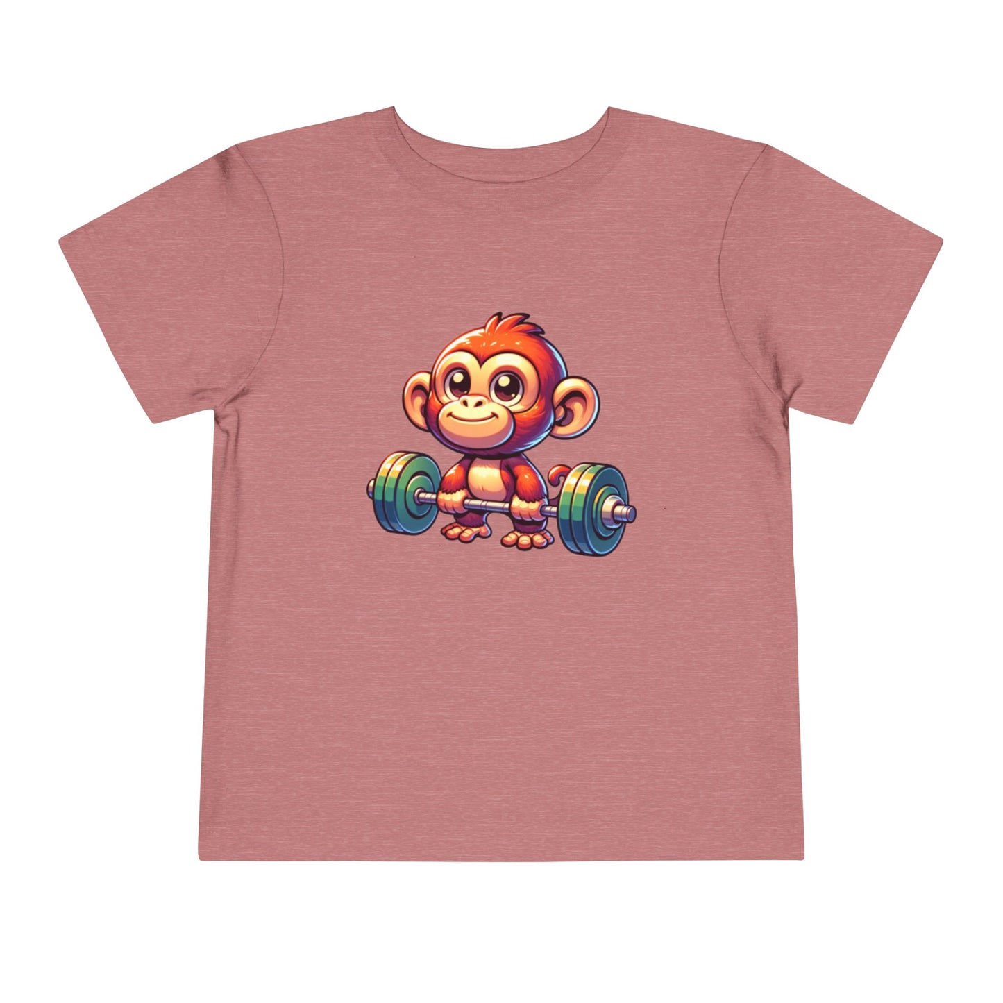 Monkey Weight Toddler Short Sleeve (15 colors, 4 sizes)