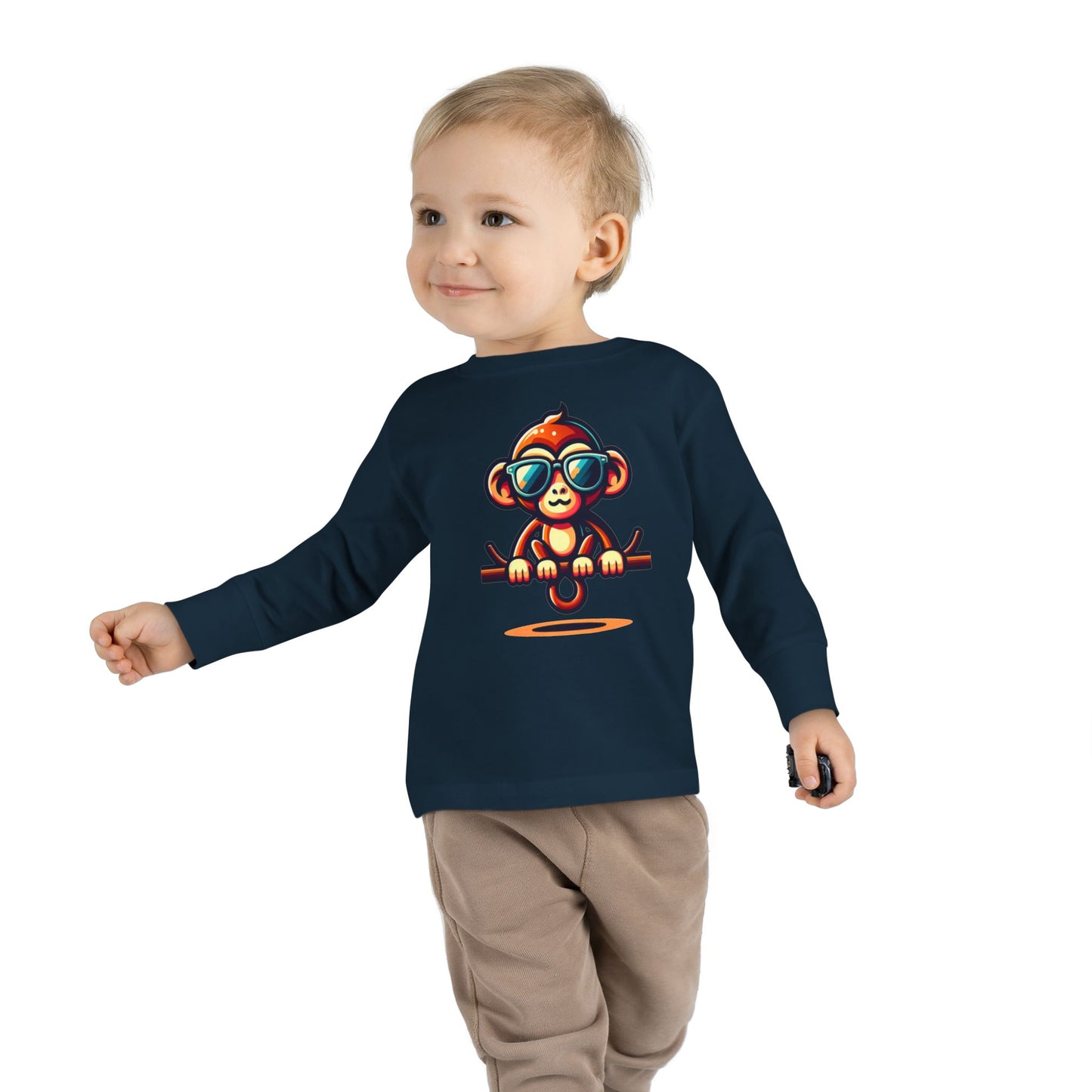 Hanging Around Monkey Long Sleeve (8 colors, 4 sizes)
