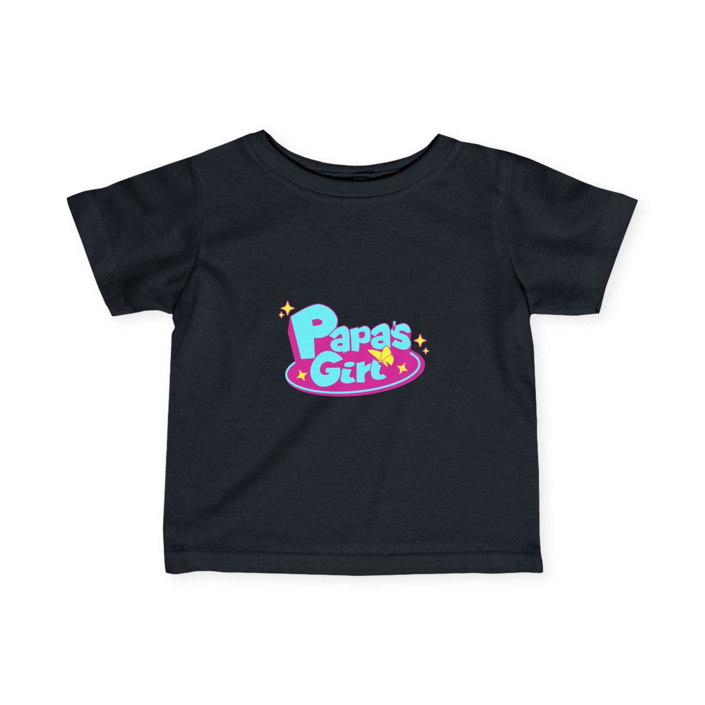 Infant Papa's Girl Short Sleeve (15 Colors 5 sizes)