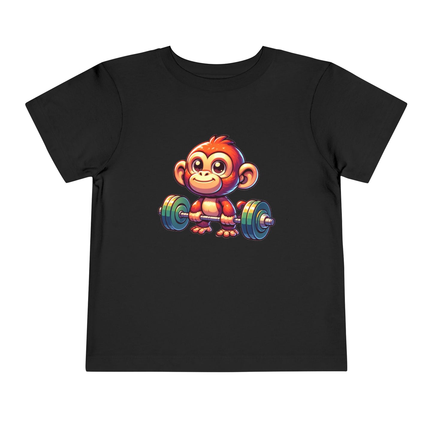 Monkey Weight Toddler Short Sleeve (15 colors, 4 sizes)