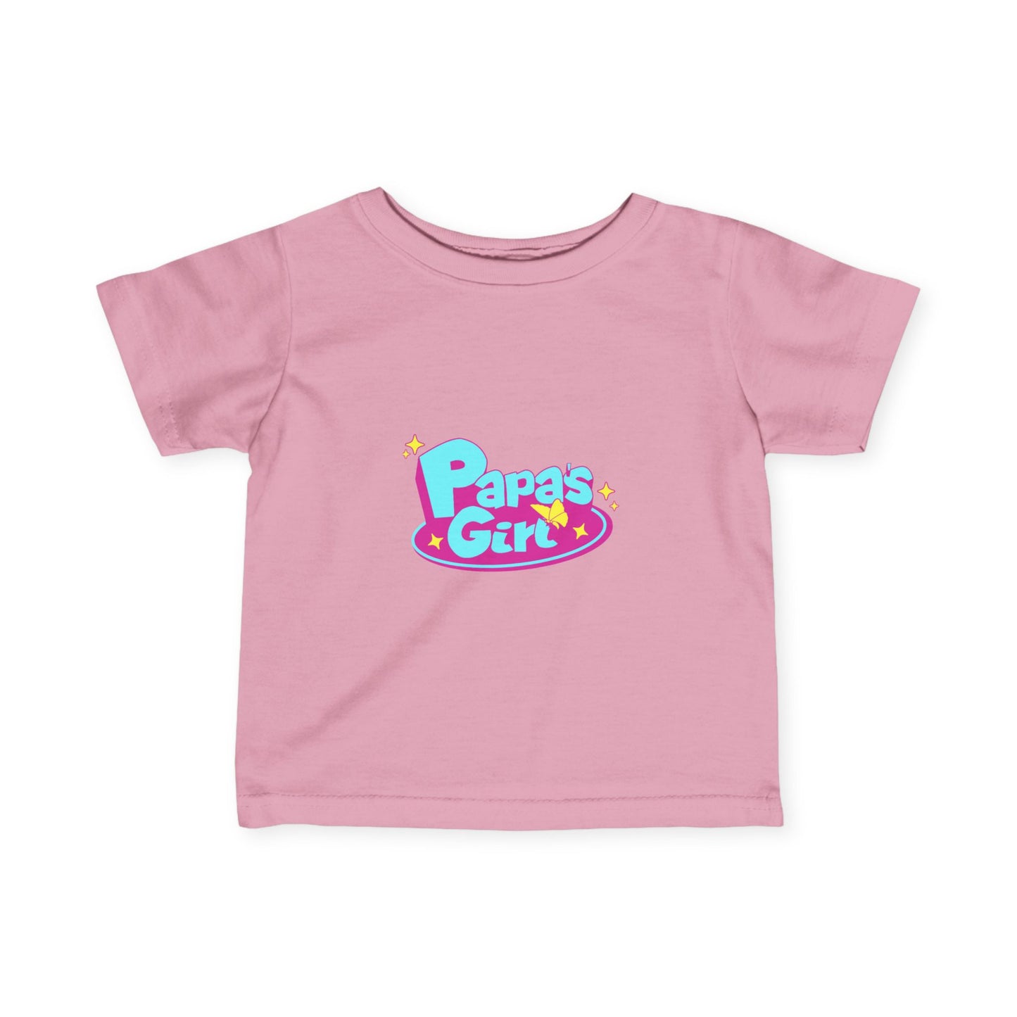 Infant Papa's Girl Short Sleeve (15 Colors 5 sizes)