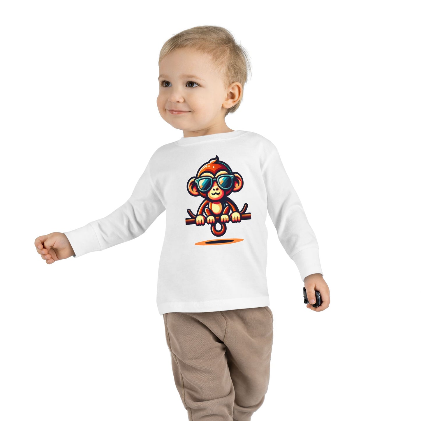 Hanging Around Monkey Long Sleeve (8 colors, 4 sizes)