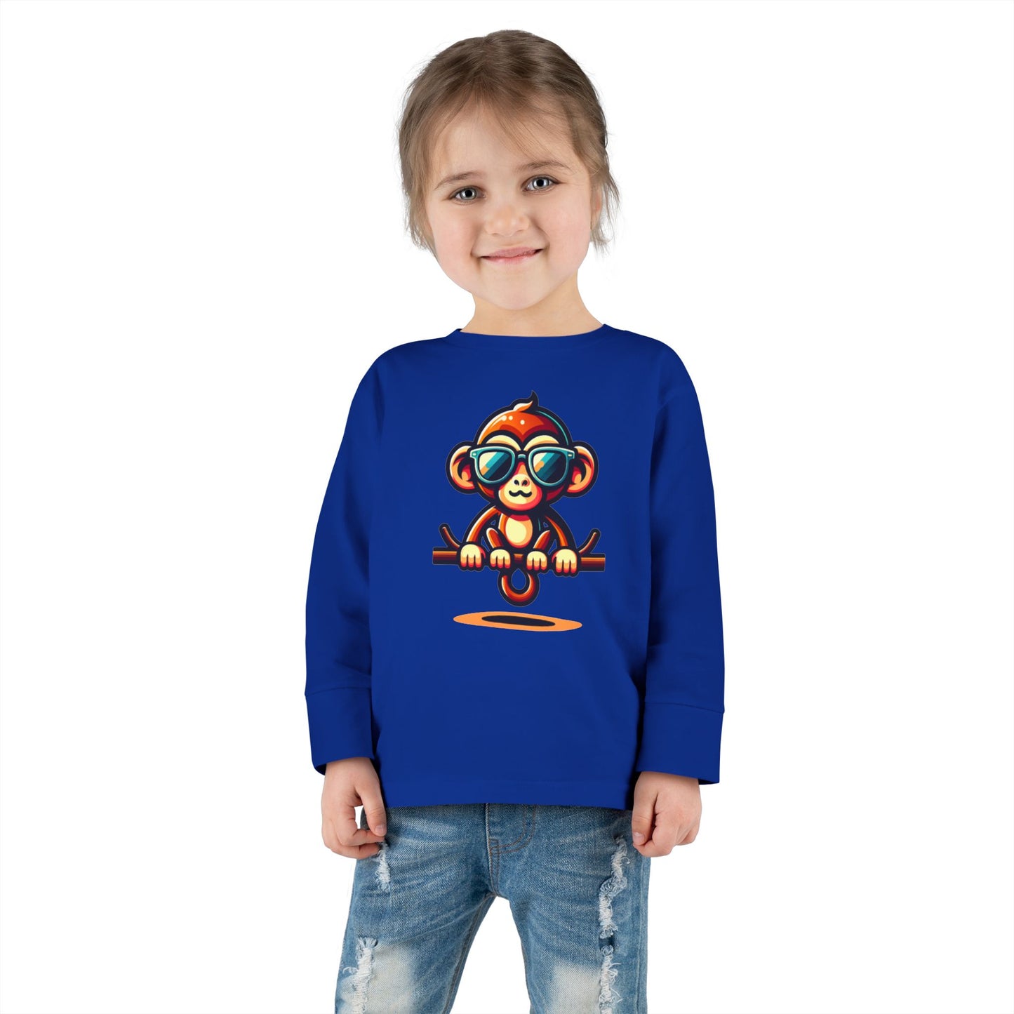 Hanging Around Monkey Long Sleeve (8 colors, 4 sizes)