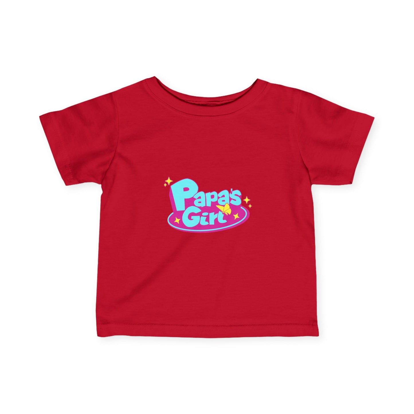 Infant Papa's Girl Short Sleeve (15 Colors 5 sizes)