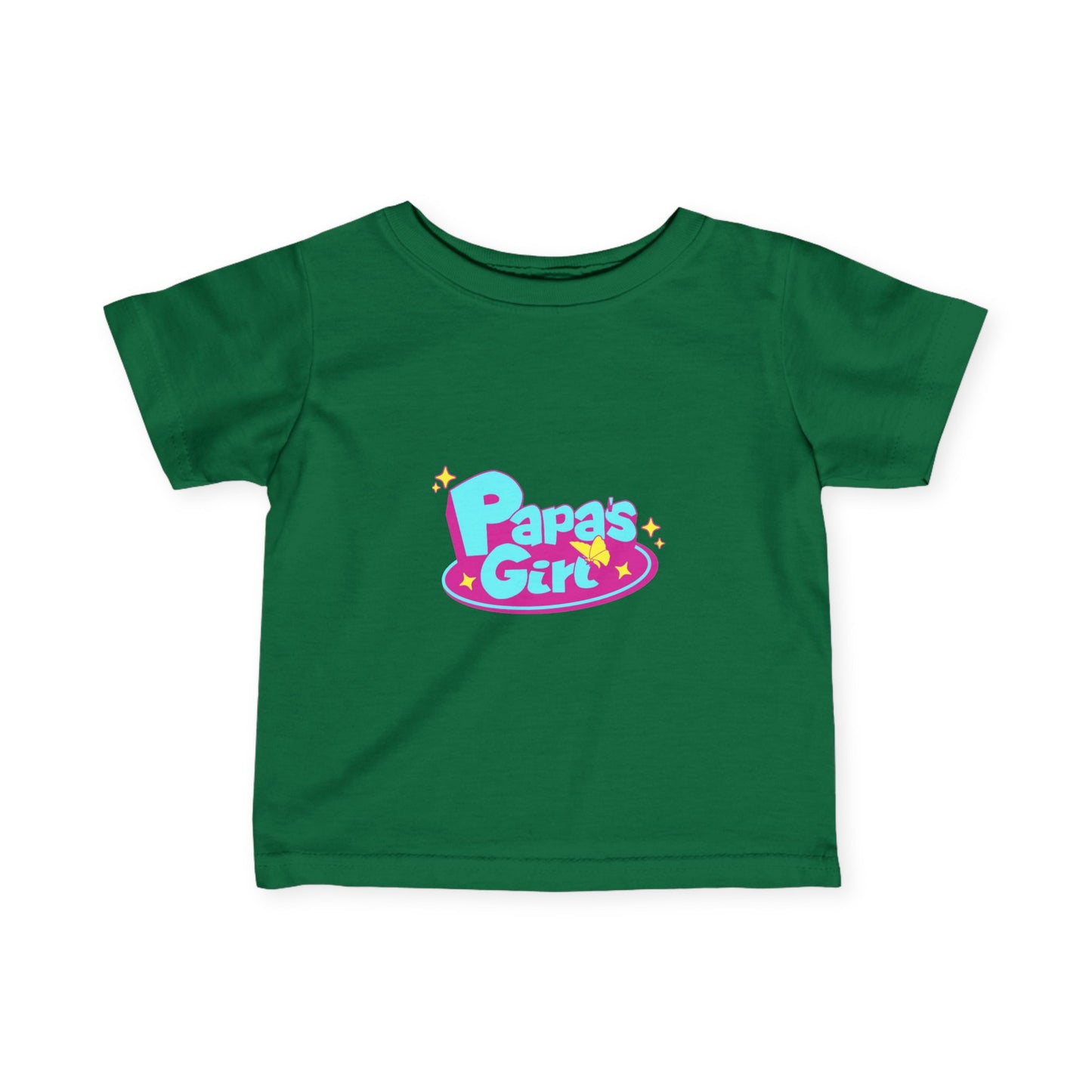 Infant Papa's Girl Short Sleeve (15 Colors 5 sizes)