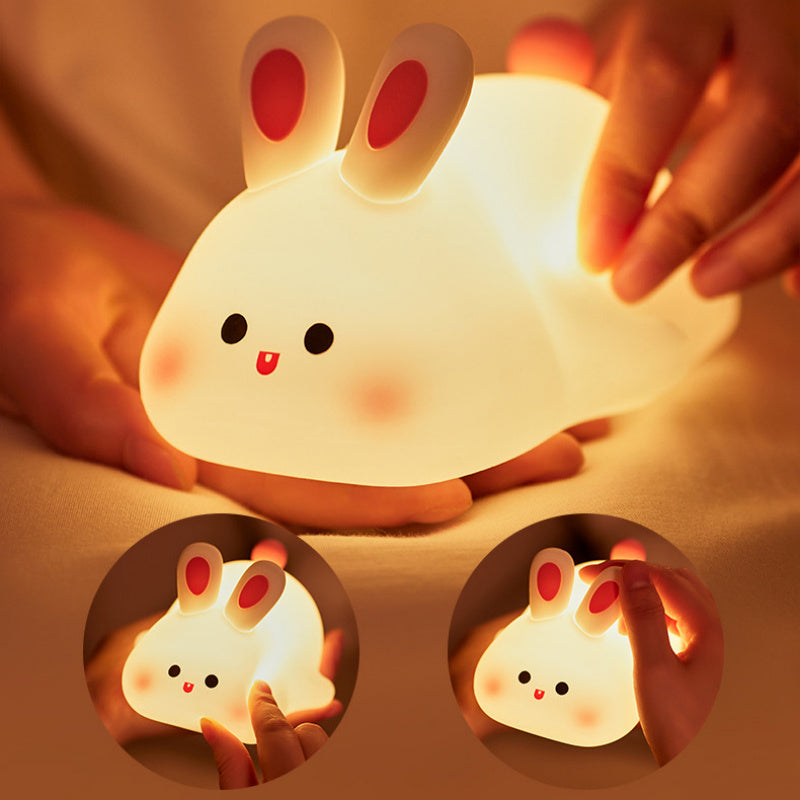 Cute LED Silicone Night Light - Rabbit