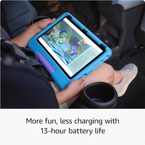 Amazon Fire HD 10 Kids tablet (newest model) ages 3-7 | Bright 10.1" HD screen with ad-free content | 32 GB, Disney Princess