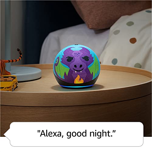 Echo Dot (5th Gen) Kids Owl with Echo Glow