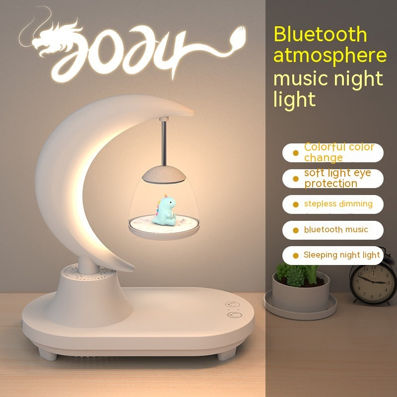 Bedside Seven-color Atmosphere Small Night Lamp Wireless Charging