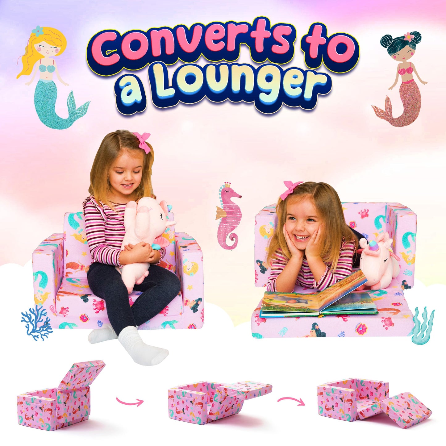 Toddler Couch - Kids Couch - Sofa Lounge Chair