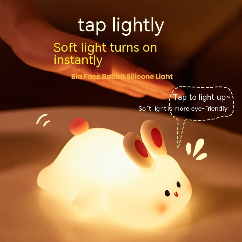 Cute LED Silicone Night Light - Rabbit