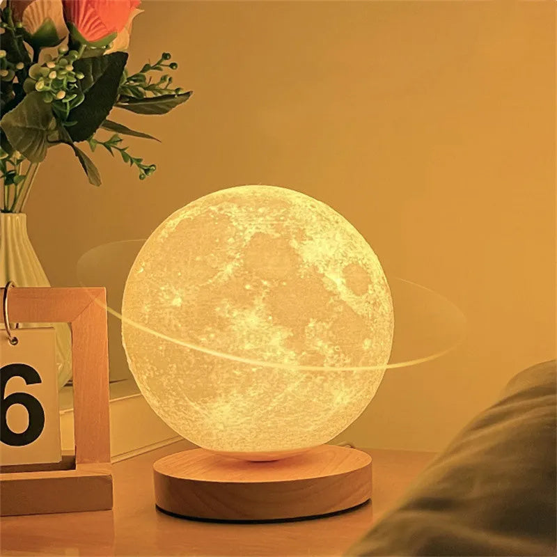 3 Color Levitating Moon Lamp