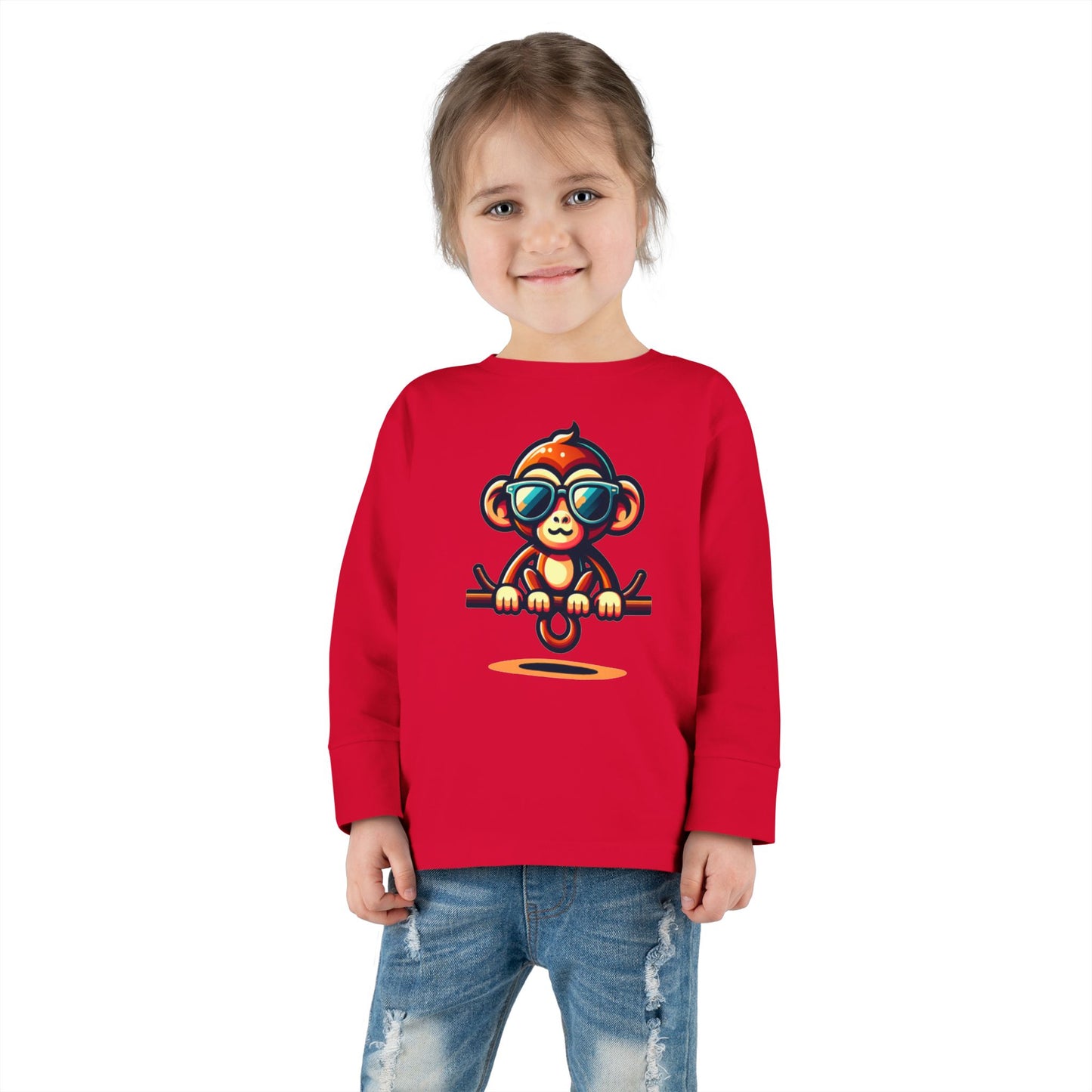 Hanging Around Monkey Long Sleeve (8 colors, 4 sizes)