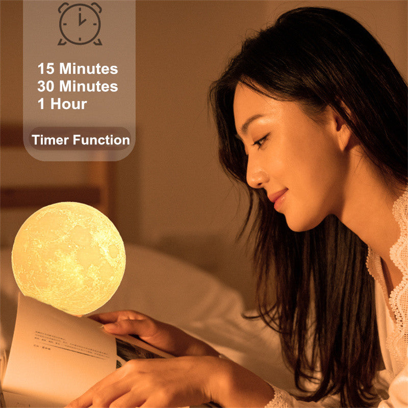 3 Color Levitating Moon Lamp