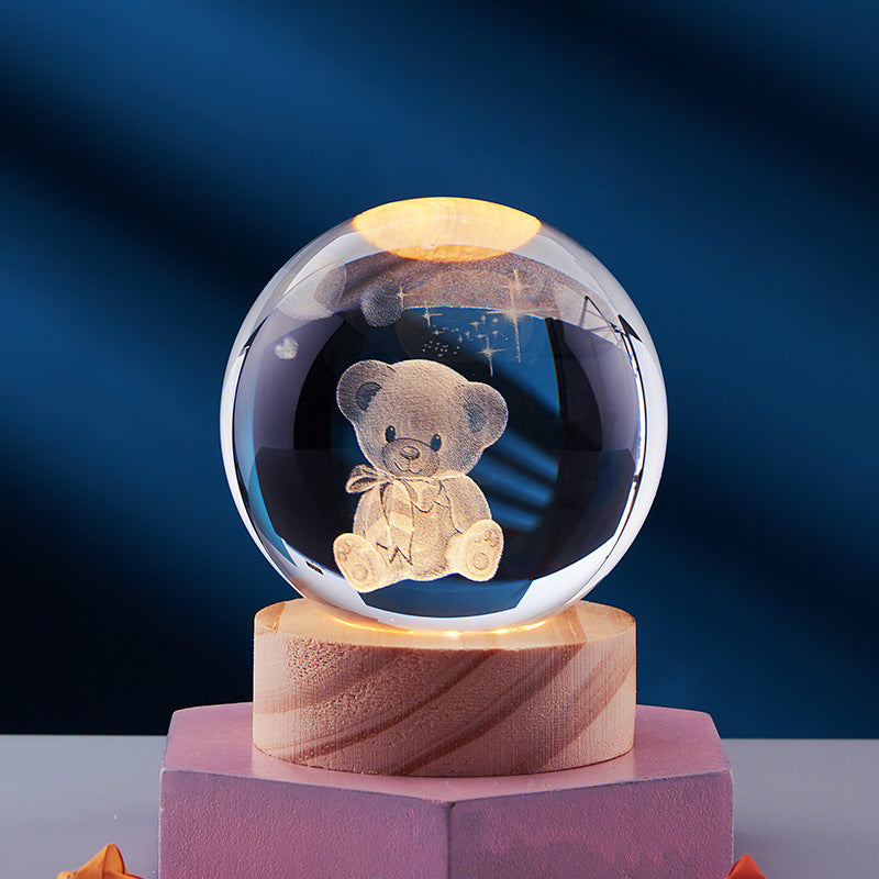 Crystal Ball - Glowing Night Light