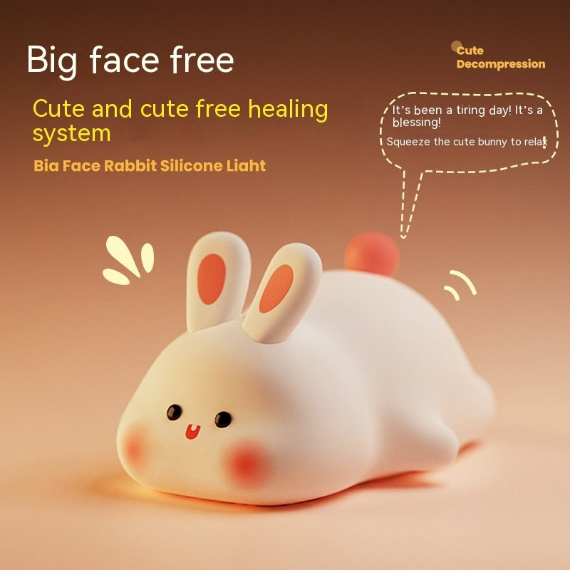 Cute LED Silicone Night Light - Rabbit