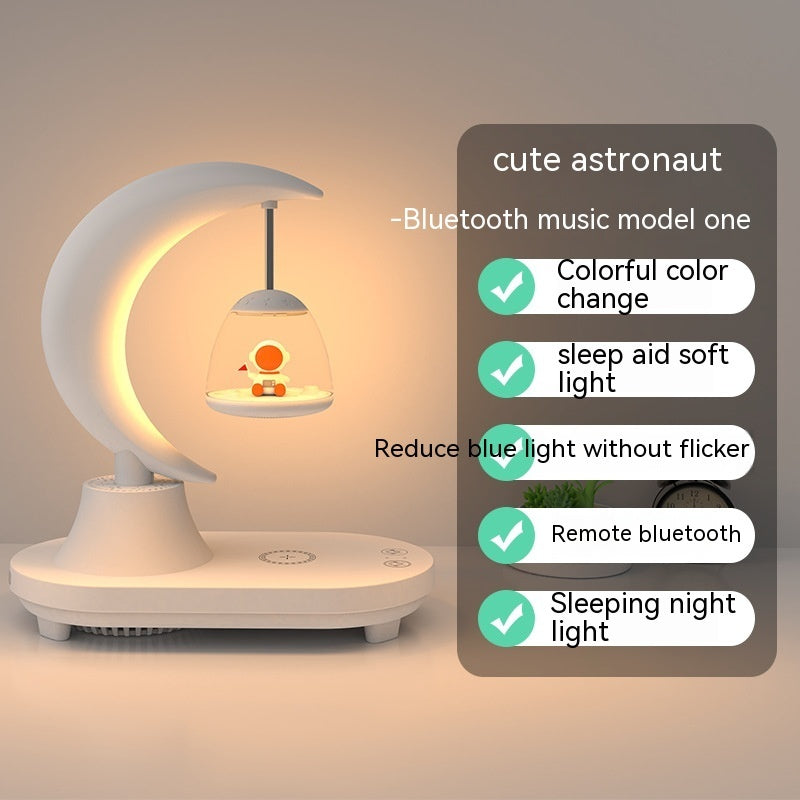 Bedside Seven-color Atmosphere Small Night Lamp Wireless Charging