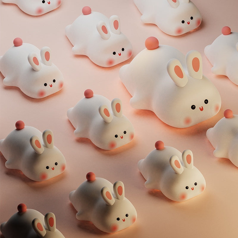 Cute LED Silicone Night Light - Rabbit