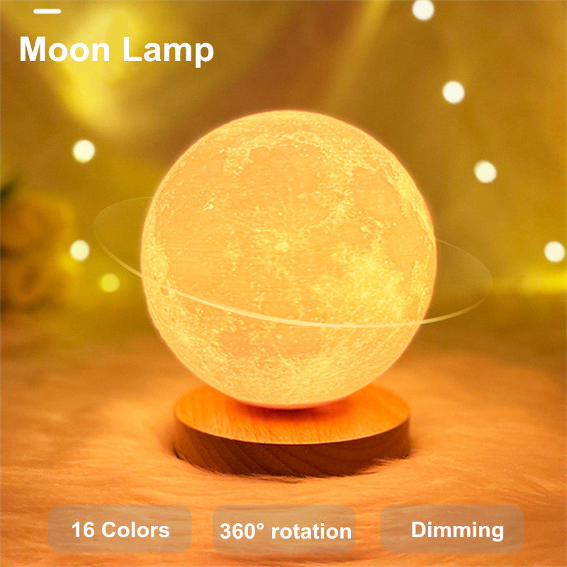 3 Color Levitating Moon Lamp