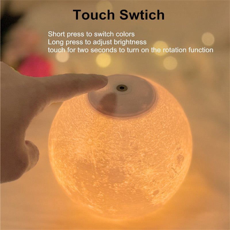 3 Color Levitating Moon Lamp