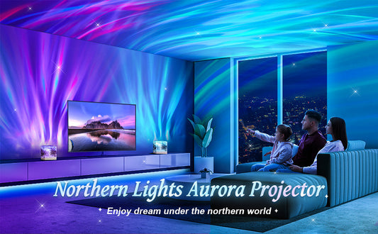 Northern Lights Atmosphere Ripple Projection Lamp